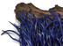 1 Yard - Navy Blue Goose Biots Stripped Wing Wholesale Feather Trim