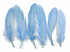 1 Pack - Light Blue Goose Satinettes Loose Feathers 0.3 Oz.