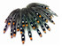 10 Pieces - Natural Gold Jungle Cock Big Eye Loose Feather