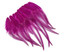 1 Dozen - Short Solid Magenta Whiting Farm Rooster Saddle Hair Extension Feathers