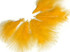 1 Pack - Golden Yellow Turkey Marabou Short Down Fluff Loose Feathers 0.10 Oz.