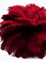 1/2 lb. - 14-17" Burgundy Ostrich Large Body Drab Wholesale Feathers (Bulk)