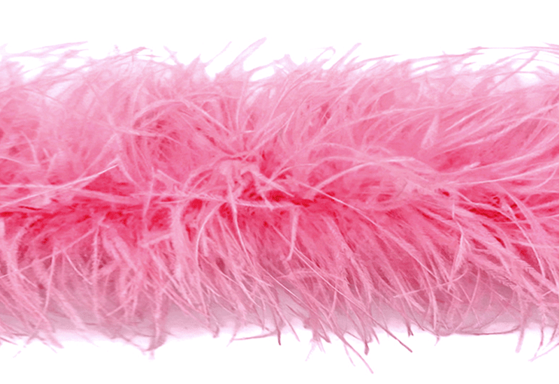 1-20ply Colorful Ostrich Feather Boa Trim Clothing Decorative Feather Boa  White Wedding Dress Sewing Plume Fringed selvedge
