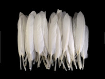 1 Pack - Natural White Duck Cochettes Loose Wing Quill Feather 0.30 Oz.