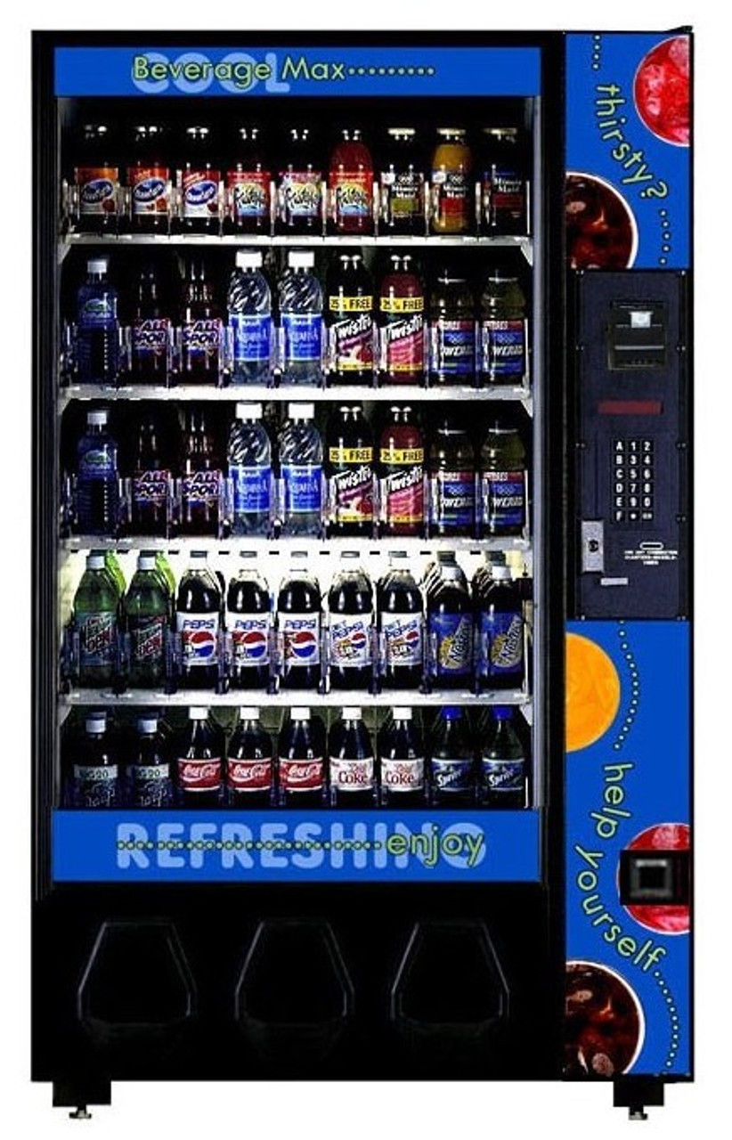 Refurbished Dixie Narco Bev Max 5591 Soda Machine - Drop's Vending