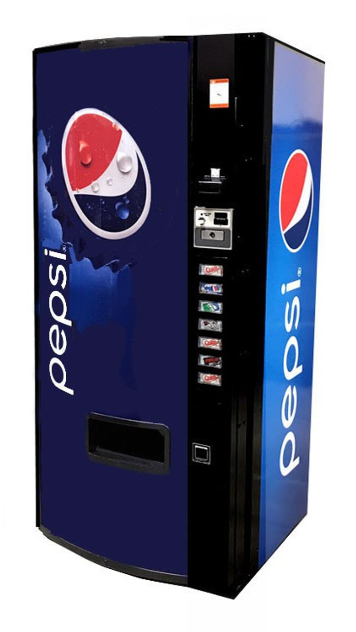 Refurbished Dixie Narco 276E Can/Bottle Soda Machine - Pepsi New Age Ultra