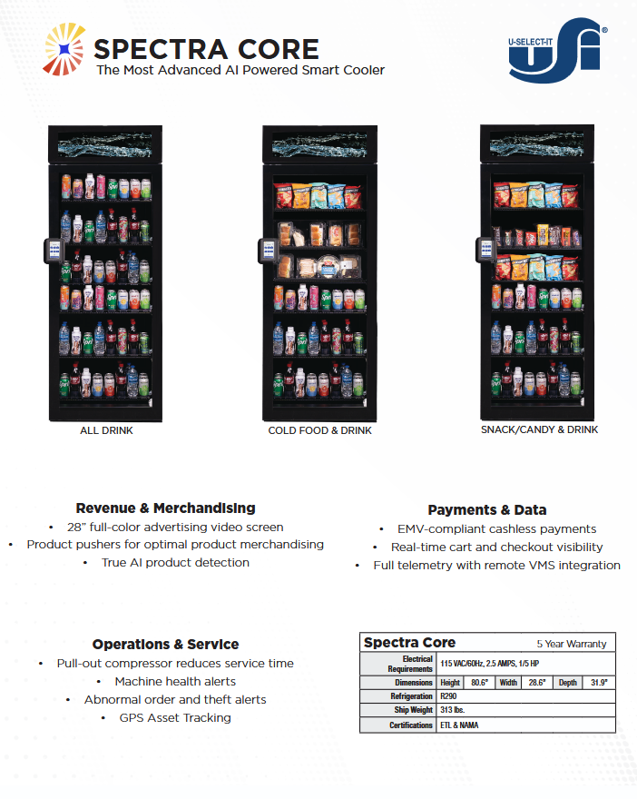 New USI Spectra Core Smart Cooler