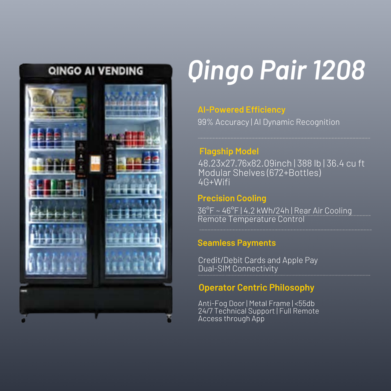 Qingo Pair 1208 Smart AI Cooler