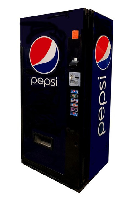 Refurbished Dixie Narco 501T Can Soda Machine - Pepsi New Age