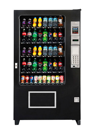 pepsi glass front vending machine