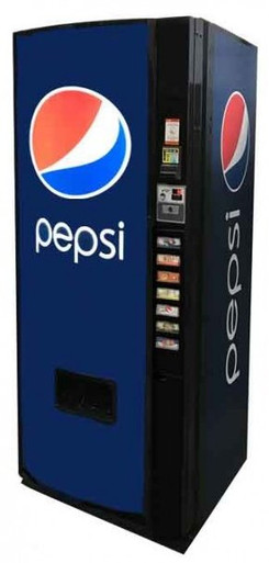 Refurbished Dixie Narco 276E Can/Bottle Soda Machine - Pepsi New