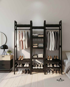 Clothing Rack Kit Medium - 3 pcs 68" (2-24" racks + 20" shelf)