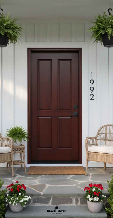 Castilla Ext. - 4 Vertical Panel Traditional Door (36" x 80")