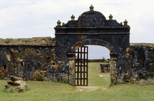 Historic colonial city of Trujillo on the coast of Honduras