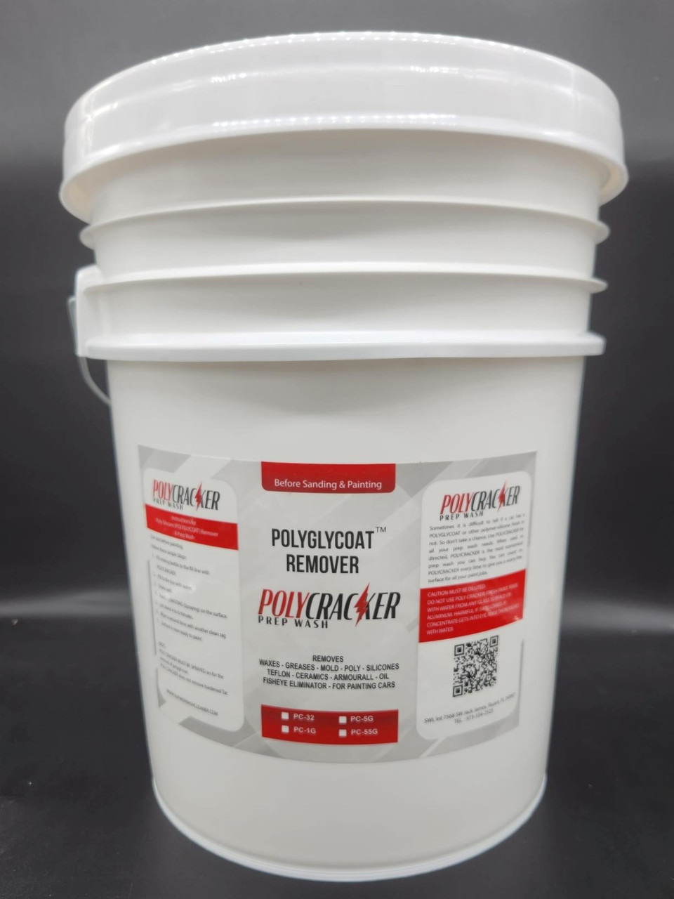 Polycracker Prewash 5 GAL Pail/w Spout