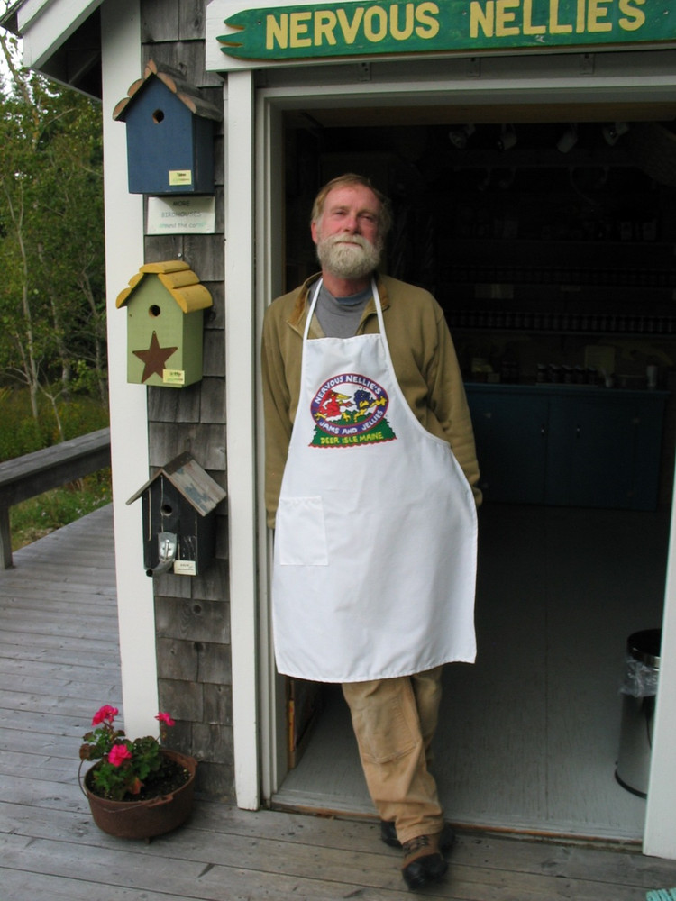 Peter in Nellie Apron