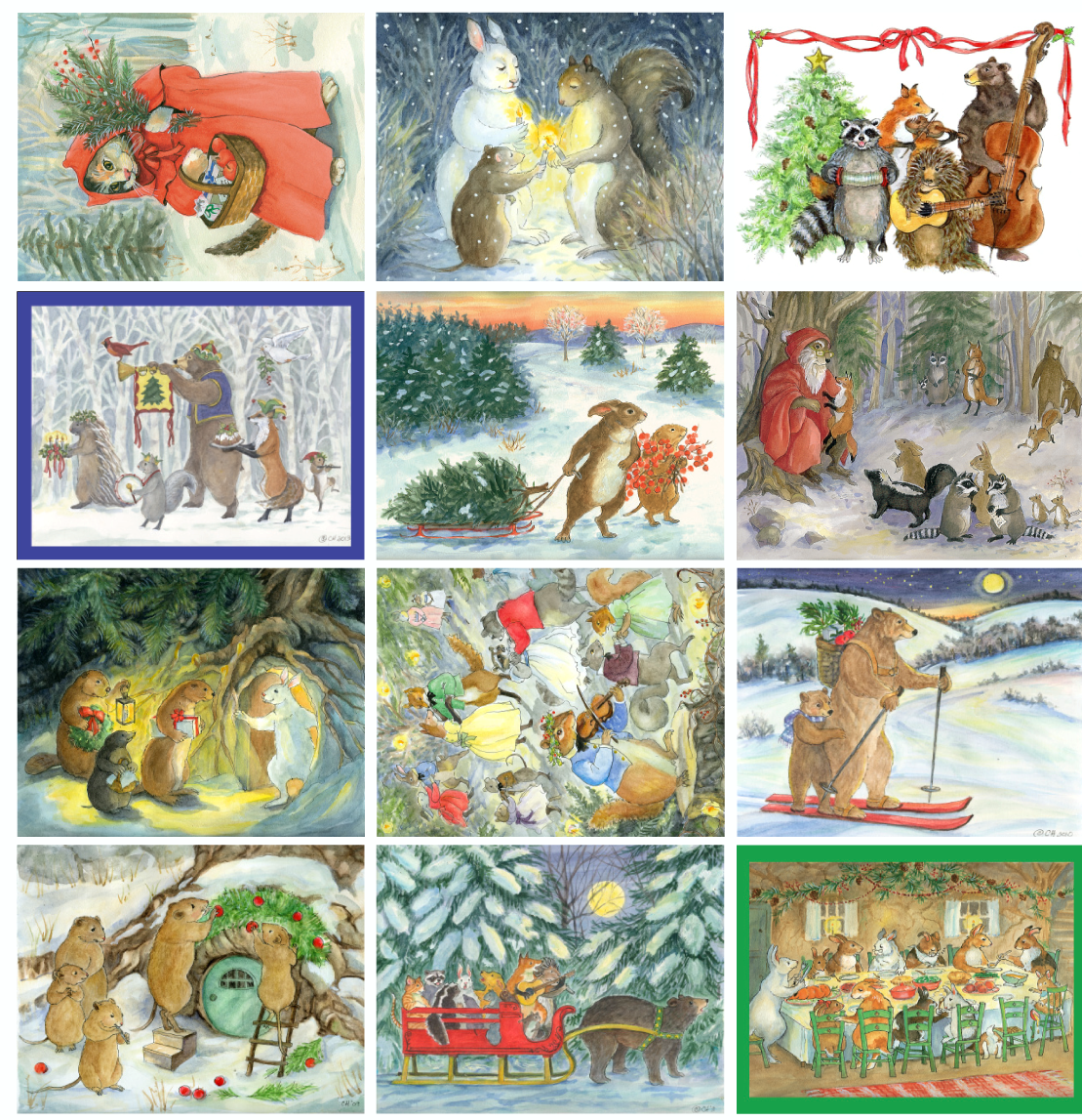Woodfield Press Notecards - Holiday Set - Nervous Nellie's Jams
