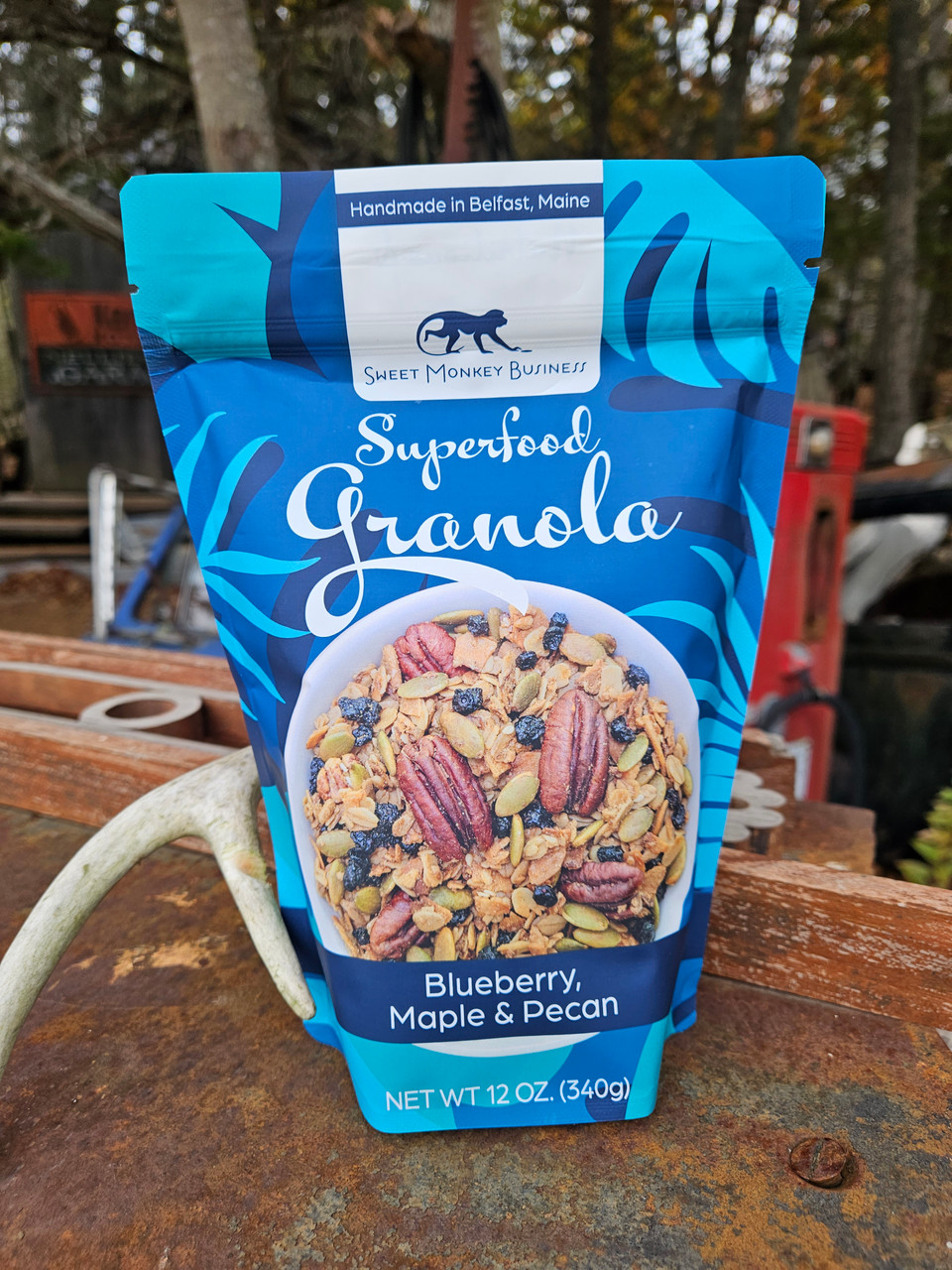 Granola - Wild Maine Blueberry & Pecan - Nervous Nellie's Jams
