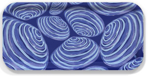Clams on Blue - Small Clams on Blue - Small