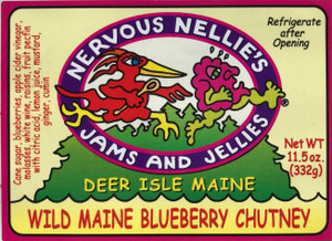 Maine Wild Blueberry Chutney
