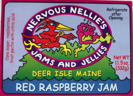 Red Raspberry Jam - Nervous Nellie's Jams & Jellies