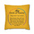 "My Circle" - Yellow Spun Polyester Square Pillowcase