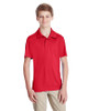 Team 365 TT51Y Youth Performance Polo Shirt | Sport Red