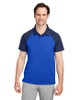 Team 365 TT21C Men's Command Snag-Protection Colorblock Polo Shirt | Sport Royal/ Sport Dark Navy