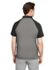 Team 365 TT21C Men's Command Snag-Protection Colorblock Polo Shirt | Sport Graphite/ Black