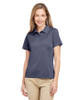 Team 365 TT51HW Team 365 Ladies' Zone Sonic Heather Performance Polo Shirt | Sport Dark Navy Heather