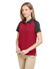 Team 365 TT21CW Ladies' Command Snag-Protection Colorblock Polo Shirt | Sport Red/ Black
