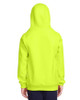Team 365 TT96Y Youth Zone HydroSport Heavyweight Pullover Hooded Sweatshirt | Safety Yellow