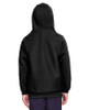 Team 365 TT96Y Youth Zone HydroSport Heavyweight Pullover Hooded Sweatshirt | Black