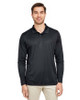 Team 365 TT51L Men's Zone Performance Long Sleeve Polo | Black