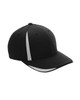 Team 365 by Flexfit ATB102 Pro-Formance Front Sweep Cap | Black/ Sport Silver