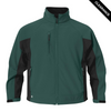 Clearance - Stormtech CXJ-1Y Youth Crew Bonded Shell - Front | Forest/ Black
