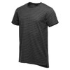 Stormtech TG-2 Men's Railtown Crew Neck Tee - Left | Black/ Grey Heather