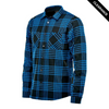 Clearance - Stormtech FTX-1 Men's Santa Fe Long Sleeve Shirt - Left | Blue/ Black
