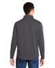 Core365 CE404 Men's Market Snag Protect Mesh Colorblock Quarter-Zip | Carbon/Black