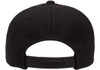 Yupoong 6789M Premium Curved Snapback Cap | Black Yupoong 6789M Premium Curved Snapback Cap | Black
