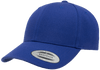 Yupoong 6789M Premium Curved Snapback Cap | Royal Yupoong 6789M Premium Curved Snapback Cap | Royal