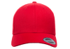 Yupoong 6789M Premium Curved Snapback Cap | Red Yupoong 6789M Premium Curved Snapback Cap | Red