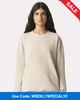 American Apparel RF496 ReFlex Fleece Crewneck Sweatshirt | Bone