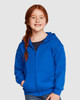 Gildan 18600B Heavy Blend™ Youth Full-Zip Hooded Sweatshirt | Royal Gildan 18600B Heavy Blend™ Youth Full-Zip Hooded Sweatshirt | Royal
