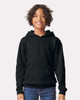 Gildan SF500B Softstyle® Youth Midweight Hooded Sweatshirt | Black Gildan SF500B Softstyle® Youth Midweight Hooded Sweatshirt | Black