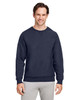 Team 365 TT98 Unisex Zone HydroSport  Heavyweight Crewneck Sweatshirt | Sport Dark Navy