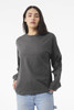 BELLA + CANVAS 4651 7.5 oz Heavyweight Long Sleeve Tee | Asphalt