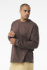 BELLA + CANVAS 4651 7.5 oz Heavyweight Long Sleeve Tee | Cocoa