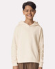 Comfort Colors 1467Y Garment-Dyed Youth Lightweight Fleece Hooded Sweatshirt | Ivory
