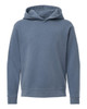 Comfort Colors 1467Y Garment-Dyed Youth Lightweight Fleece Hooded Sweatshirt | Blue Jean